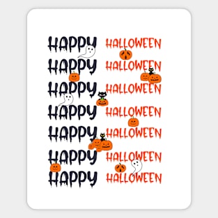 HAPPY Halloween Pumpkins Magnet